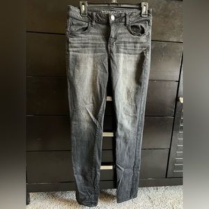 Color: black denim, Size: 10, Brand: American Eagle Outfitters